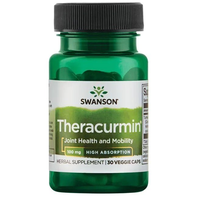 Theracurmin, 100mg High Absorption - 30 vcaps - VitaeSupps