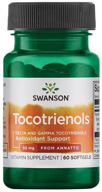 Tocotrienols, 50mg - 60 softgels - VitaeSupps