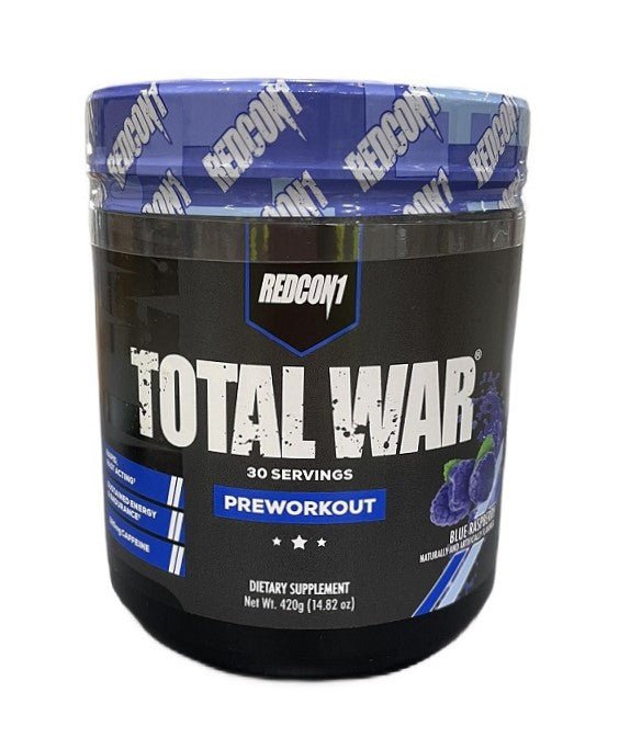 Total War - Preworkout, Blue Raspberry - 420 grams - VitaeSupps