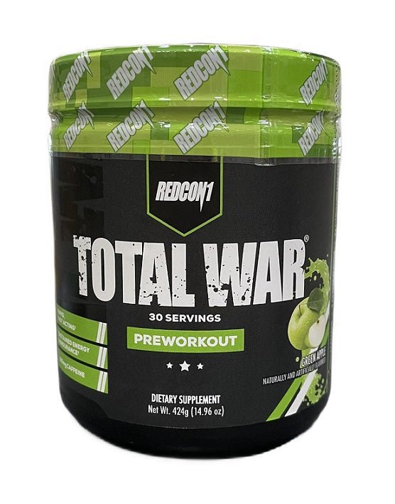 Total War - Preworkout, Green Apple - 424 grams - VitaeSupps
