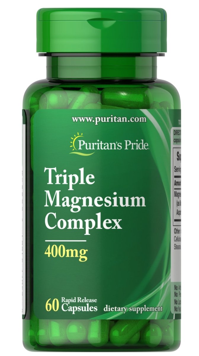 Triple Magnesium Complex, 400 mg - 60 caps - VitaeSupps