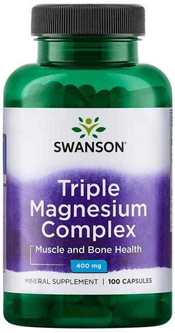 Triple Magnesium Complex, 400mg - 100 caps - VitaeSupps