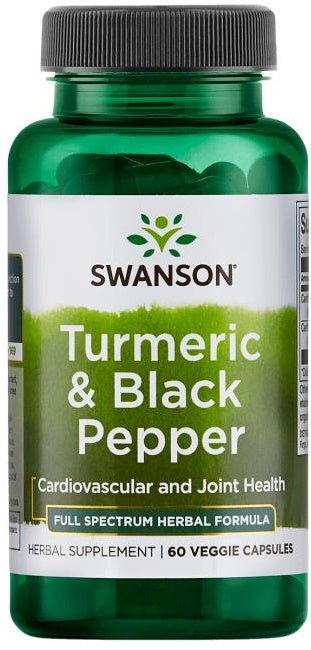 Turmeric & Black Pepper - 60 vcaps - VitaeSupps