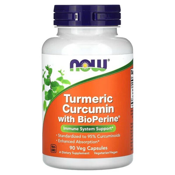 Turmeric Curcumin with BioPerine - 90 vcaps - VitaeSupps