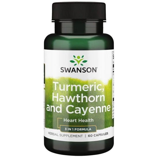 Turmeric, Hawthorn and Cayenne - 60 caps - VitaeSupps