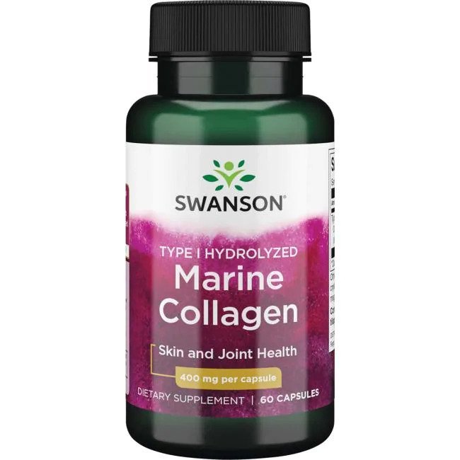 Type I Hydrolyzed Marine Collagen - 60 caps - VitaeSupps