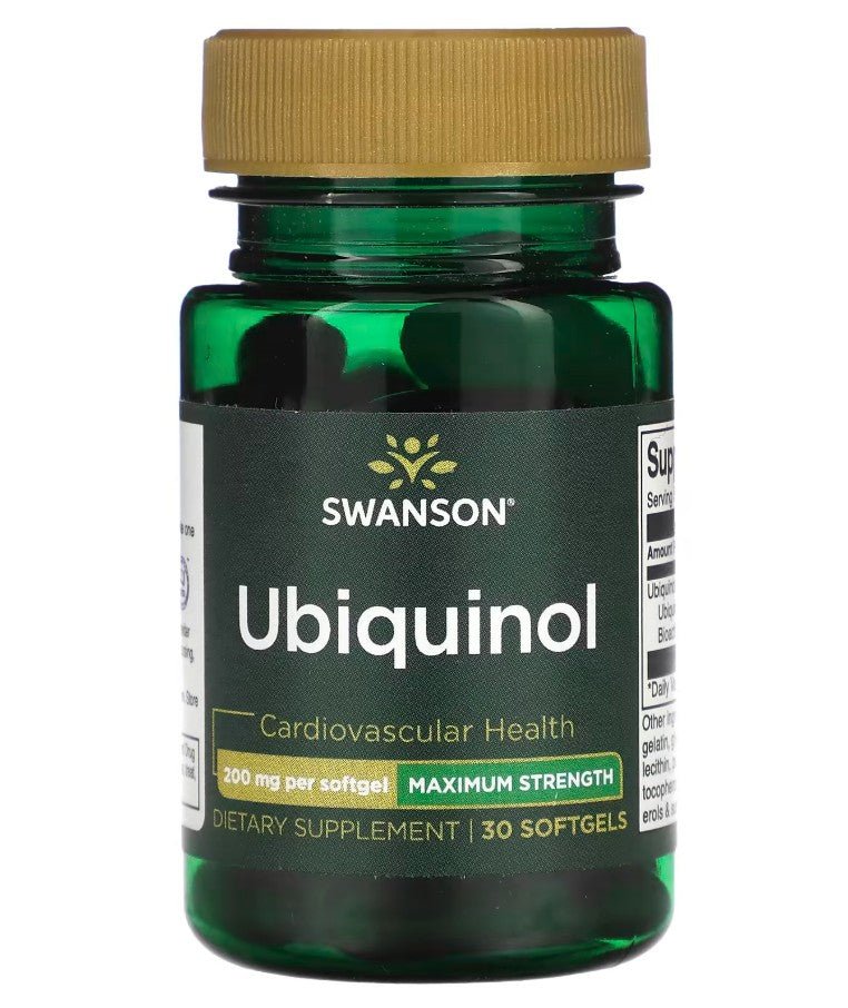 Ubiquinol, 200mg - 30 softgels - VitaeSupps