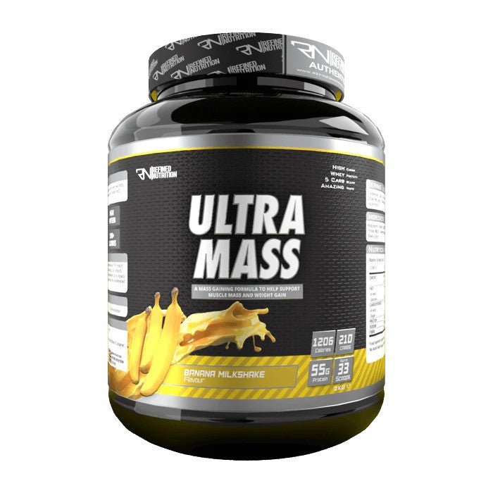 Ultra Mass, Banana Milkshake - 2000 grams - VitaeSupps