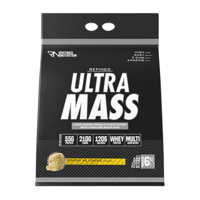 Ultra Mass, Banana Milkshake - 6000 grams - VitaeSupps