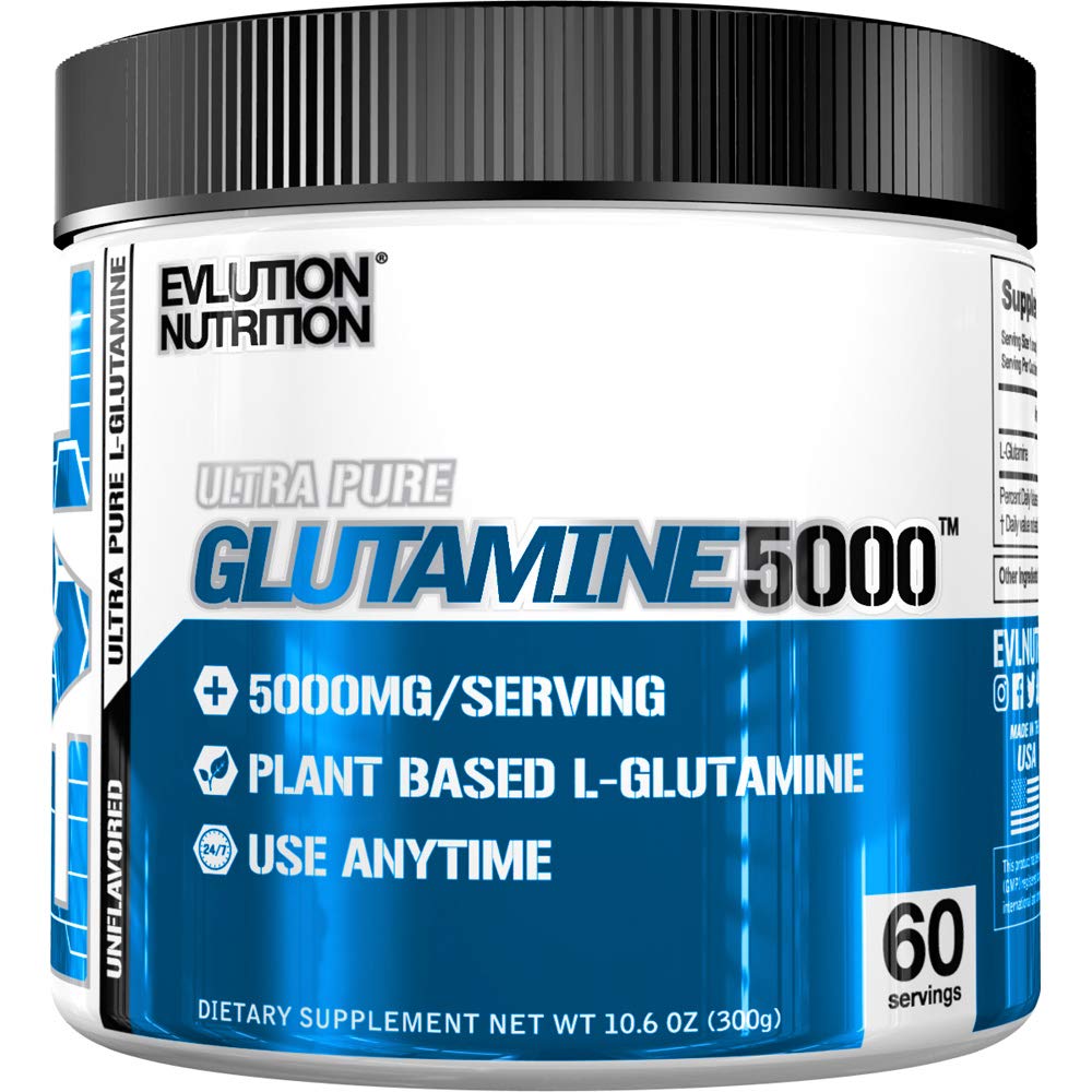 Ultra Pure Glutamine 5000, Unflavoured - 300 grams - VitaeSupps