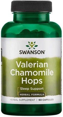 Valerian, Chamomile & Hops - 60 caps - VitaeSupps