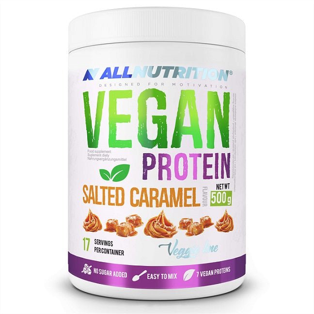 Vegan Protein, Salted Caramel - 500 grams - VitaeSupps