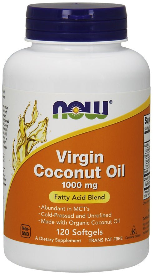 Virgin Coconut Oil, 1000mg - 120 softgels - VitaeSupps