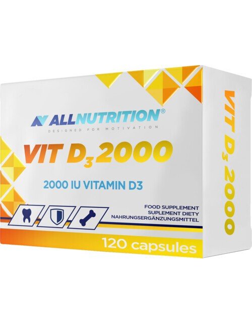 Vit D3 2000, 2000 IU - 120 caps - VitaeSupps