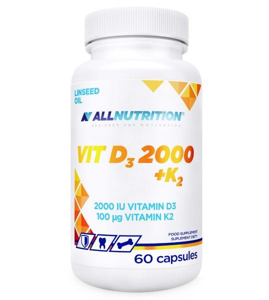 Vit D3 2000 + K2 - 60 caps - VitaeSupps