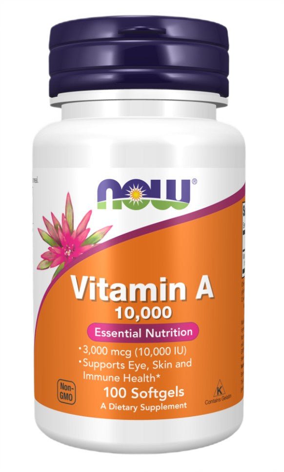 Vitamin A, 10 000 IU - 100 softgels - VitaeSupps