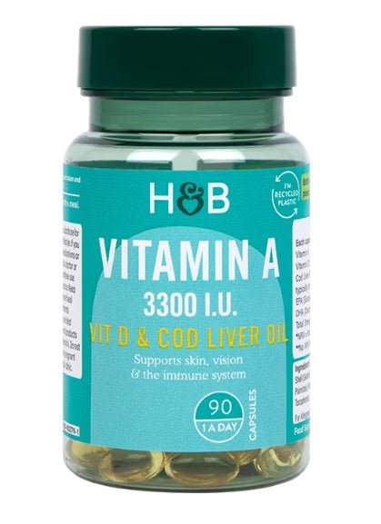 Vitamin A, 3300 IU - 90 caps - VitaeSupps