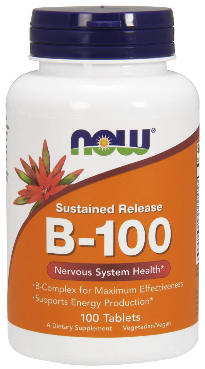 Vitamin B - 100 Sustained Release - 100 tablets - VitaeSupps