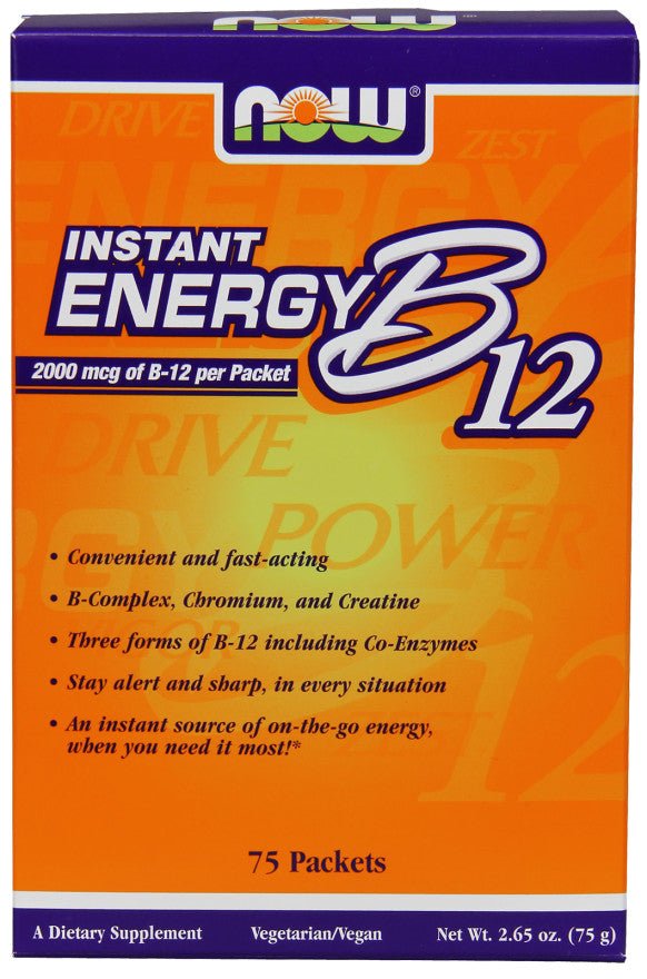 Vitamin B - 12, Instant Energy - 75 packets - VitaeSupps