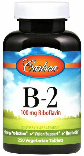 Vitamin B - 2, 100mg - 100 vegetarian tabs - VitaeSupps
