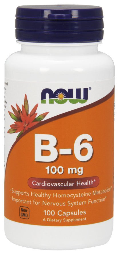 Vitamin B - 6, 100mg - 100 caps - VitaeSupps