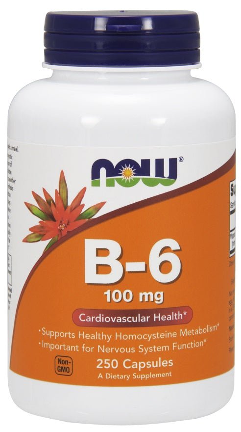 Vitamin B - 6, 100mg - 250 caps - VitaeSupps