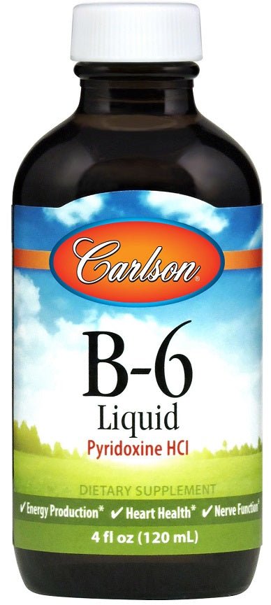 Vitamin B - 6 - Pyridoxine HCl - 120 ml. - VitaeSupps