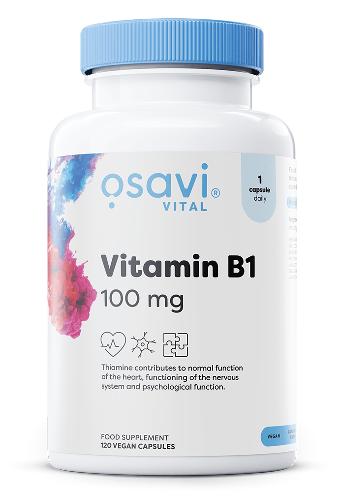 Vitamin B1, 100mg - 120 vegan caps - VitaeSupps