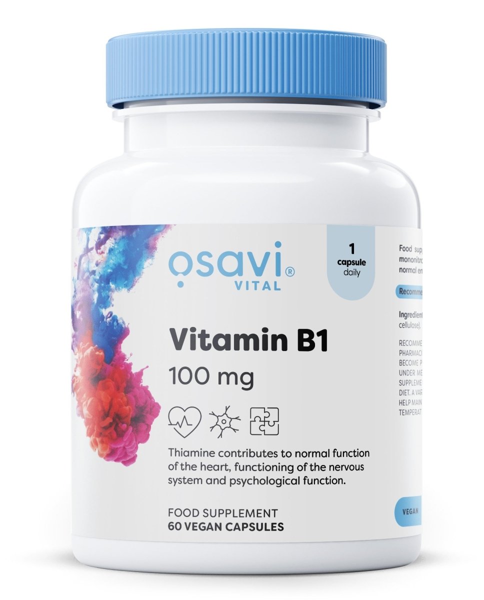 Vitamin B1, 100mg - 60 vegan caps - VitaeSupps