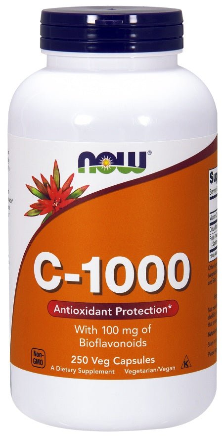 Vitamin C - 1000 with 100mg Bioflavonoids - 250 vcaps - VitaeSupps