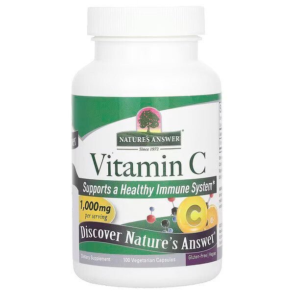Vitamin C, 1000mg - 100 vcaps - VitaeSupps