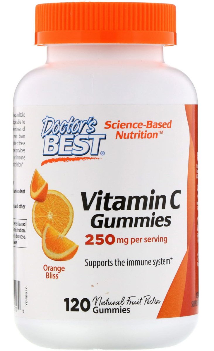 Vitamin C 250 mg, Orange Bliss - 120 gummies - VitaeSupps