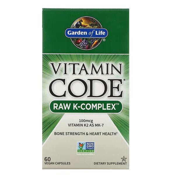 Vitamin Code Raw K - Complex - 60 vegan caps - VitaeSupps