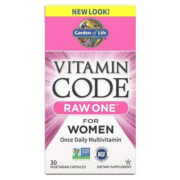 Vitamin Code RAW ONE for Women - 30 vcaps - VitaeSupps