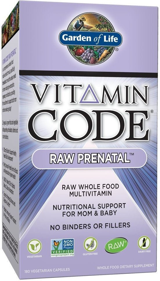 Vitamin Code Raw Prenatal - 180 vcaps - VitaeSupps