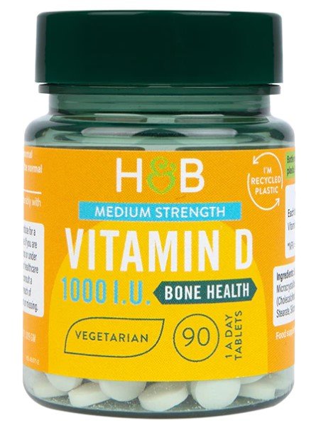 Vitamin D, 25mcg - 90 tablets - VitaeSupps