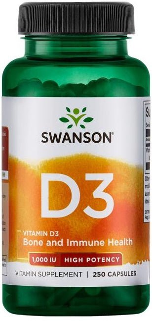Vitamin D - 3, 1000 IU - 250 caps - VitaeSupps