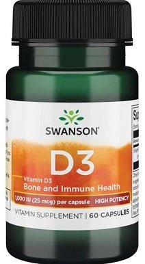 Vitamin D - 3, 1000 IU - 60 caps - VitaeSupps
