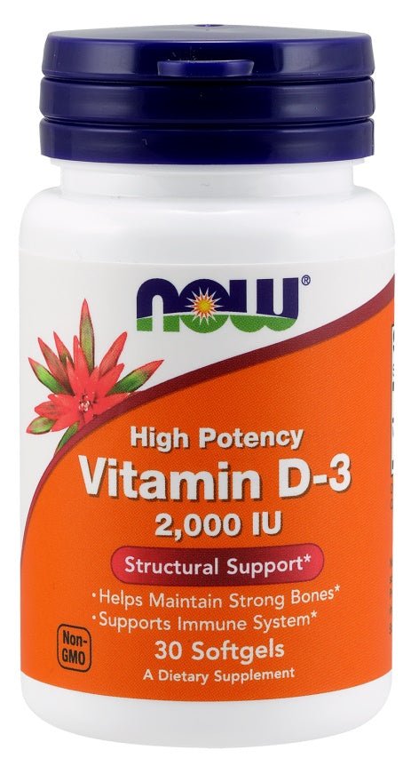 Vitamin D - 3, 2000 IU - 30 softgels - VitaeSupps