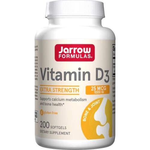 Vitamin D3, 25mcg - 200 softgels - VitaeSupps