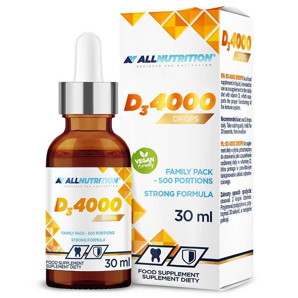Vitamin D3 4000 Drops - 30 ml. - VitaeSupps