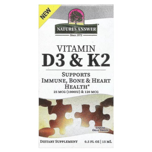 Vitamin D3 & K2 - 15 ml. - VitaeSupps