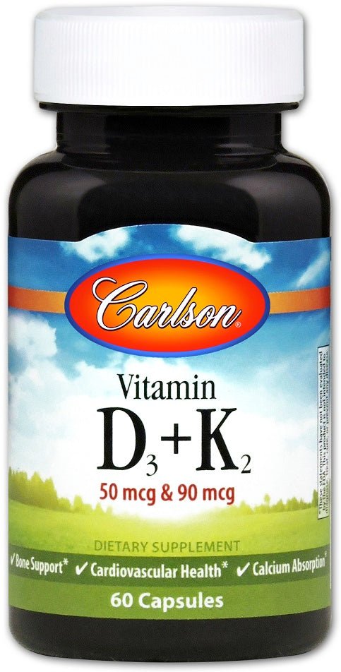 Vitamin D3 + K2 - 60 caps - VitaeSupps