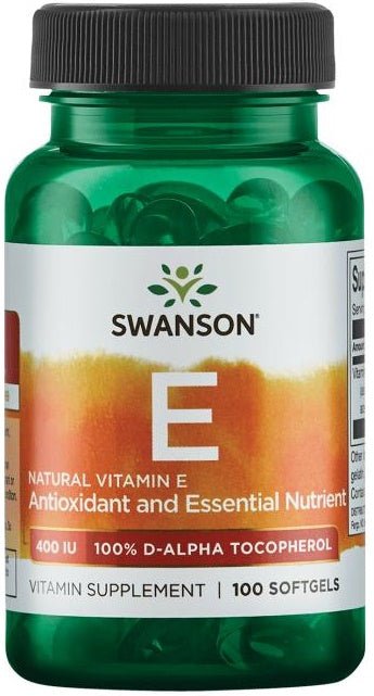 Vitamin E, 400 IU Natural - 100 softgels - VitaeSupps