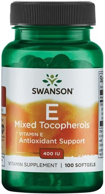 Vitamin E Mixed Tocopherols, 400 IU - 100 softgels - VitaeSupps