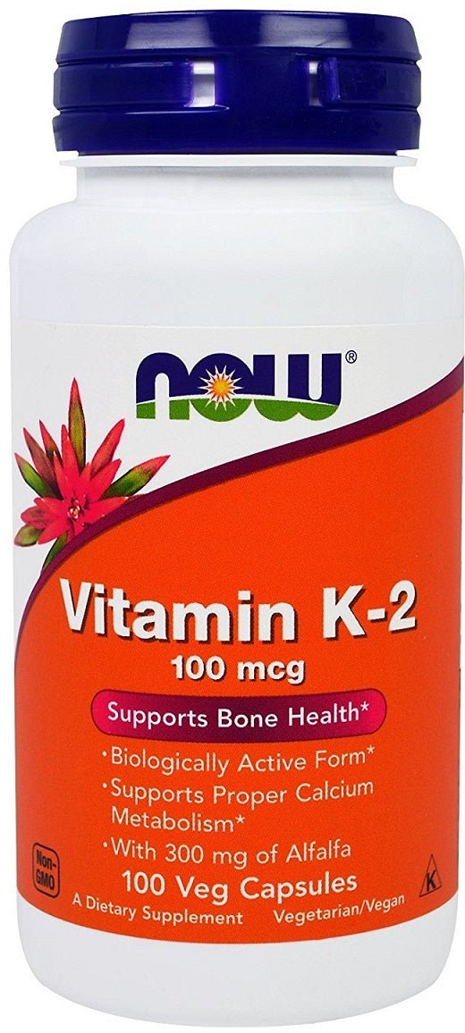 Vitamin K - 2, 100mcg - 100 vcaps - VitaeSupps