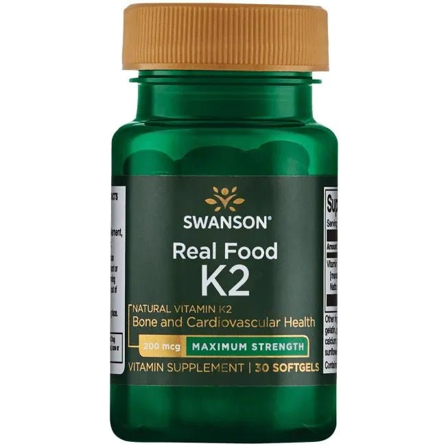 Vitamin K - 2 - Natural, 200mcg - 30 softgels - VitaeSupps