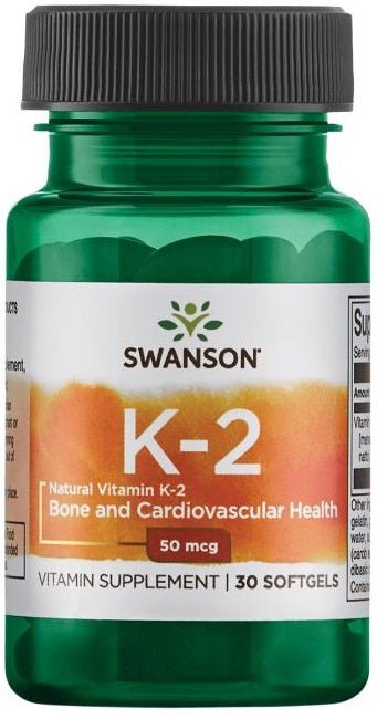 Vitamin K - 2 - Natural, 50mcg - 30 softgels - VitaeSupps