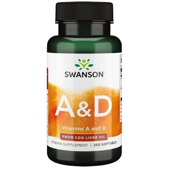 Vitamins A & D - 250 softgels - VitaeSupps
