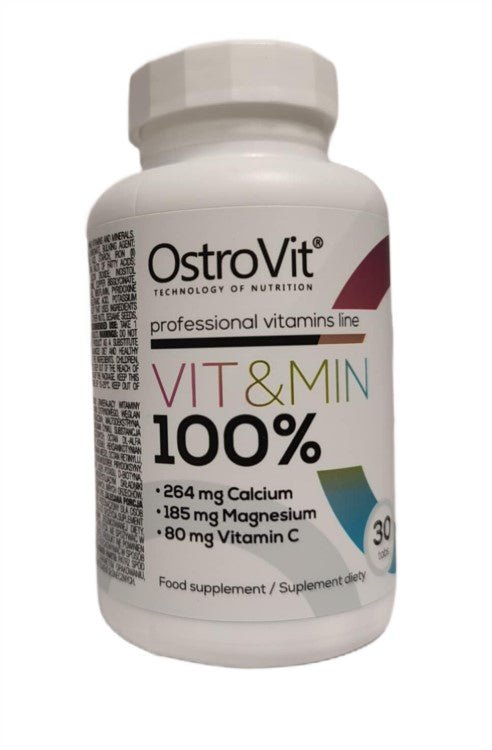 Vit&Min 100% - 30 tablets - VitaeSupps